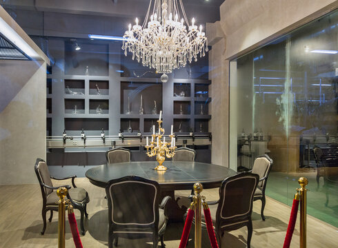 Shabo winery VIP room for degustation, Ukraine.