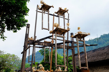 Traditional swings in bali, Indonesia