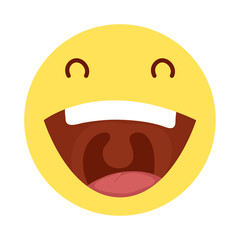 crazy emoji face fools day icon