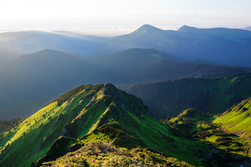 Eastern Carpathians in summer