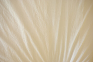 Background image of bed sheet with white color