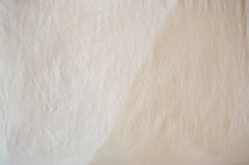 Naklejka na ściany i meble Background image of bed sheet with white color