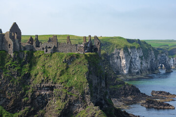 Fototapeta na wymiar Dunluce Castle, Northern Ireland, UK
