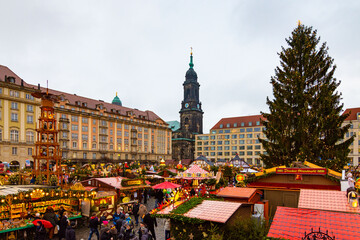 Dresden Christmas Market, Striezelmarkt. 