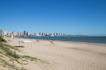 View of Playa Mansa Punta del Este, Maldonado, Uruguay