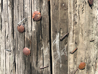 old wooden fence