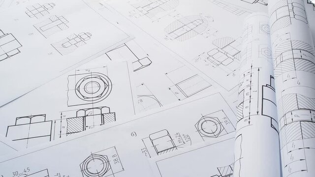 Mechanics engineering drawings