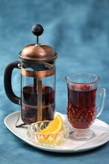 cup of tea and teapot