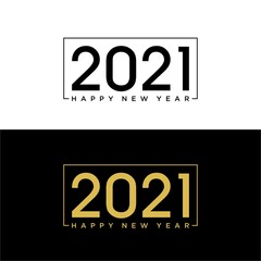 2021 HAPPY NEW YEAR Design template, Merry Christmas and happy new year. Vector Illustration