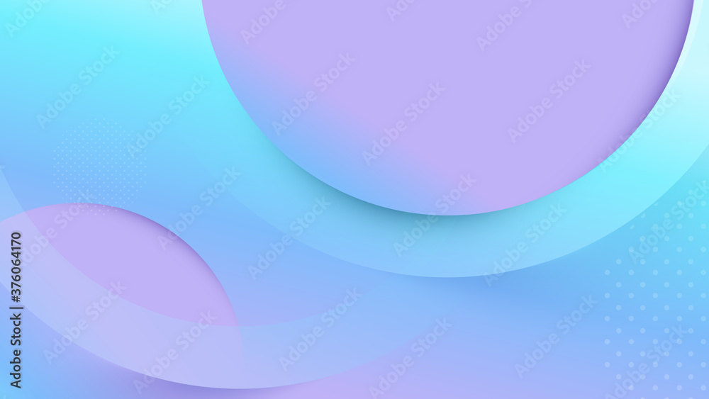 Aufkleber Abstract geometric fluid shape color background. modern with colorful shape. Vector illustration