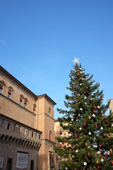 old town in Italy, christmas
