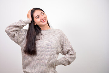 Obraz premium woman thinking .