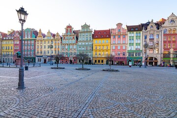 View of Wroclaw city in Poland