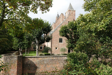 Fototapeta na wymiar Schloss in Haamstede, Niederlande