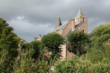 Fototapeta na wymiar Schloss in Haamstede, Niederlande