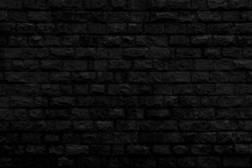 Black brick building wall. Interior of a modern loft. Background for design