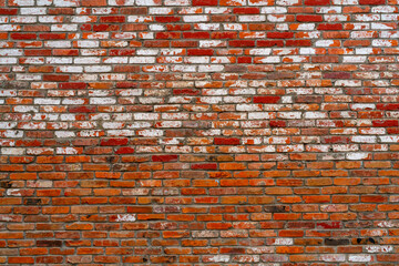 Red brick building wall. Interior of a modern loft. Background for design