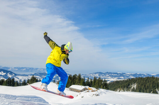 Freestyle-Snowboarding - Spass auf dem Board im Schnee