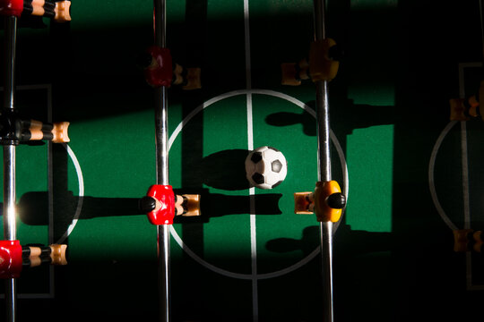 soccer ball in the goal - Powered by Adobe