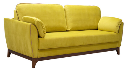 Sofa isolated on white background. Including clipping path