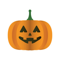 halloween pumpkin face degradient style icon