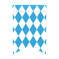 oktoberfest flag waving ribbon hanging