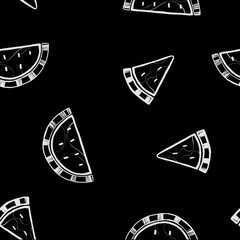 seamless pattern watermelon slices