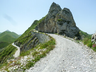 Endurofahrer auf der Ligurischen Grenzkammstraße