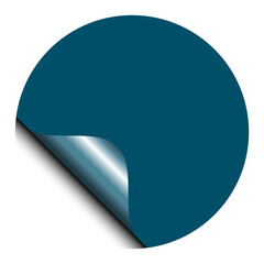  sticker note with flip corner curl 