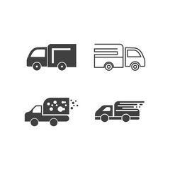 fast delivery logo icon