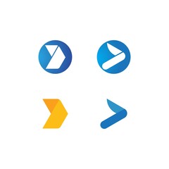 Arrow illustration logo