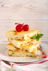 Citrus cheesecake bars