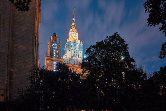 Lights of Moscow University