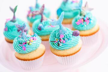 Mermaid cupcakes