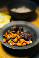 Hazelnuts and dates