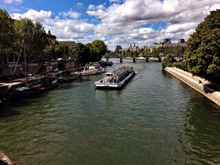 Fototapeta na wymiar The River Seine in Paris