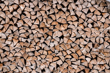 Firewood For Fireplace Wooden Lumber Stack