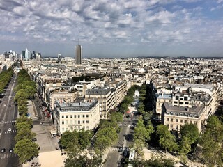 Obraz premium panoramic view of paris