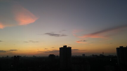 Naklejka premium Sunset vibes