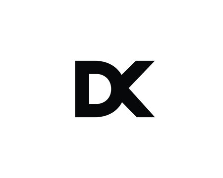 DK KD LETTER LOGO DESIGN VECTOR TEMPLATE. 