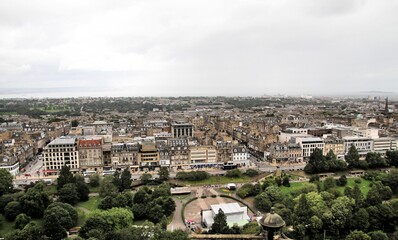 Obraz premium A panoramic view of Edinburgh