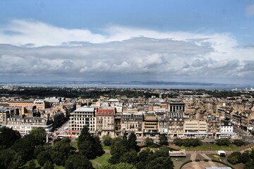 Fototapeta na wymiar A Panoramic view of Edinburgh