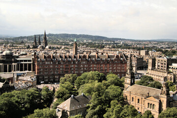 Obraz premium A Panoramic view of Edinburgh