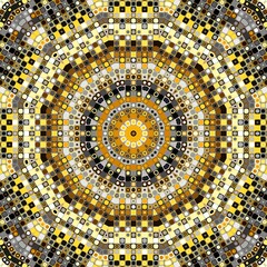 Abstract Mandala pattern. Round ornament.