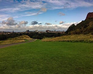 A Panoramic view of Edinburgh