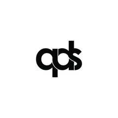 qds letter original monogram logo design