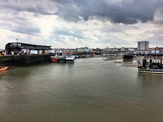 Naklejka premium A view of Bridlington in Yorkshire