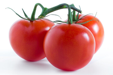 Fresh three tomatoes