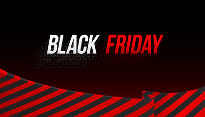 Black Friday Sale background. Vector illustration