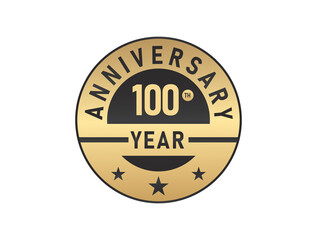 100 years anniversary image vector logotype 